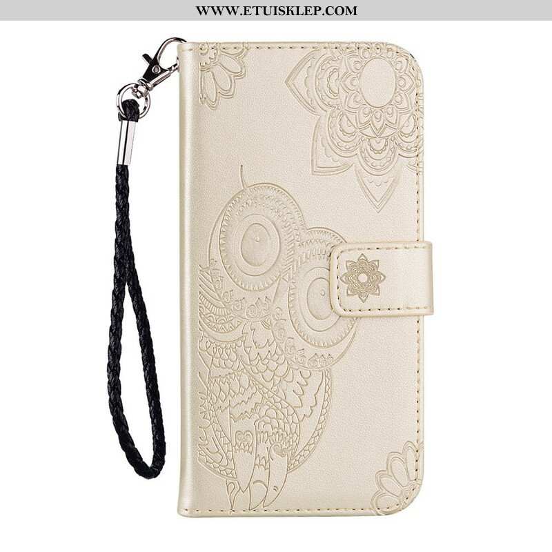 Etui Folio do Samsung Galaxy S21 5G Sowa Mandala I Smycz